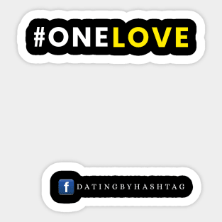 #OneLove Design Sticker